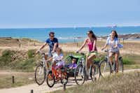 Camping Sandaya Le Littoral - Familienradfahren in der Nähe des Meeres 