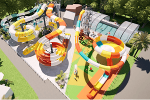 Camping Club Le Littoral - MS Vacances - Rutschen im Wasserpark des Campingplatzes