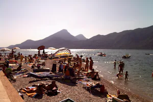 Camping le Maior - Badestrand am Gardasee