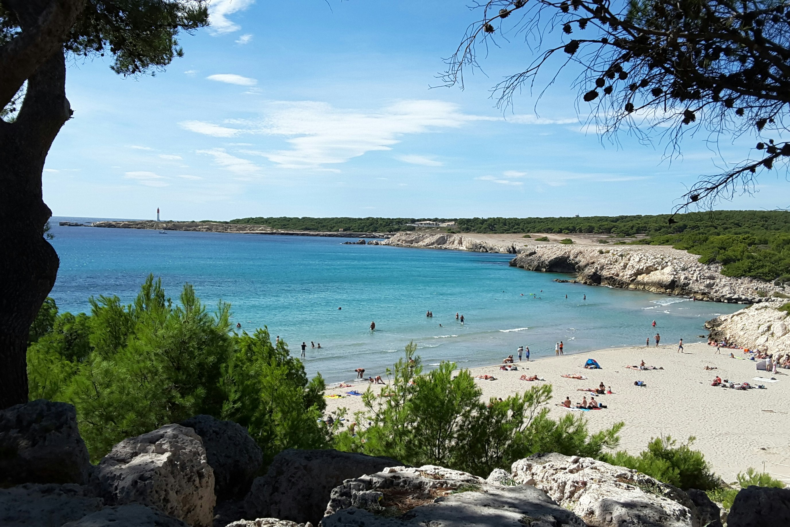 Camping Le Mas - Strand am Campingplatz