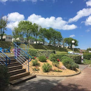 Camping Le Mont Joli Bois - Mobilheime auf dem Campingplatz