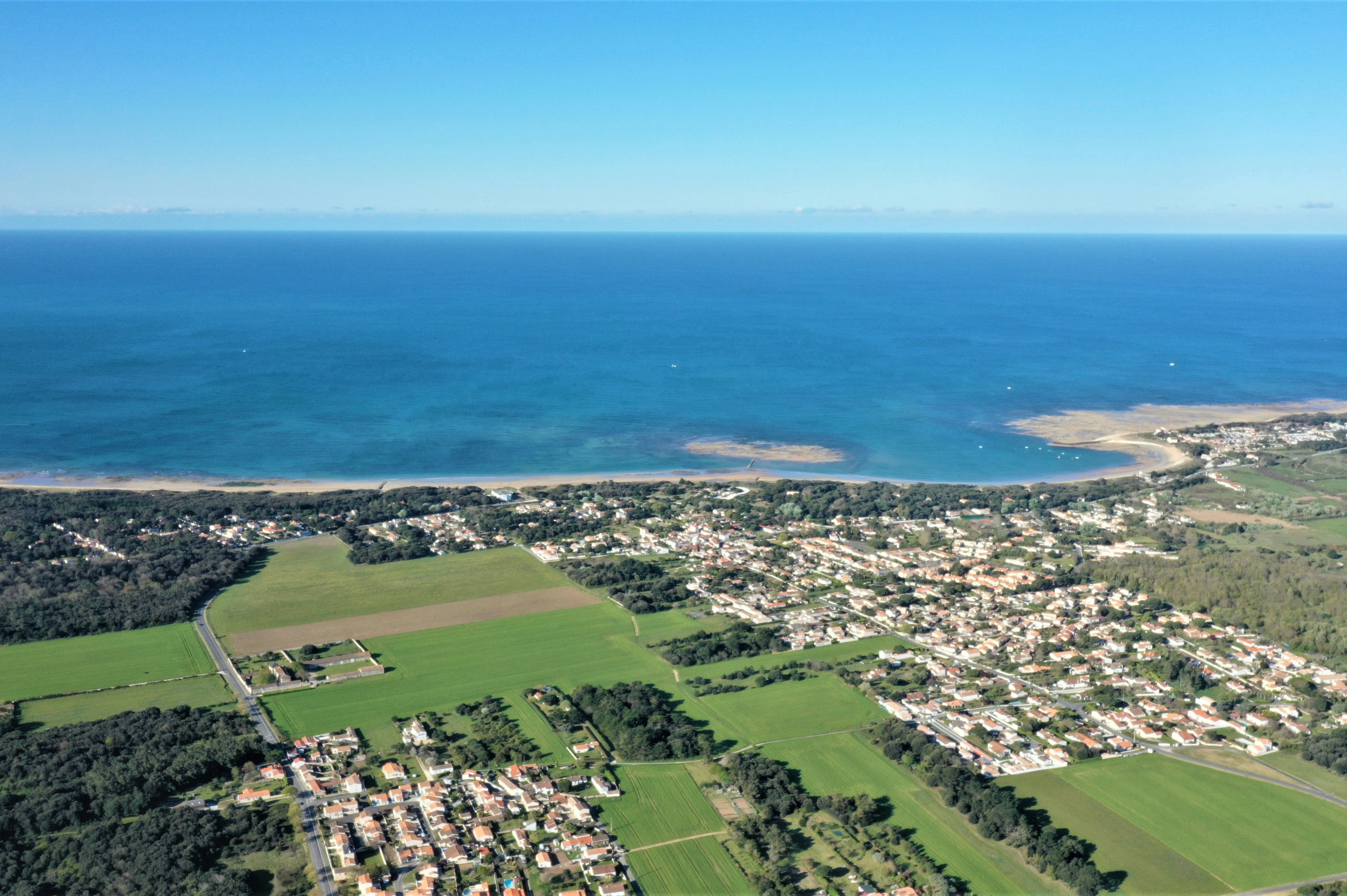 Camping Le Montet d'Oléron  - Campingplatz aus der Vogelperspektive