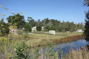 Camping Le Moulin de Cantizac - Übersicht auf das Campingplatz Gelände