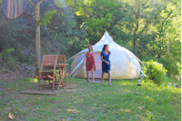 Camping Le Moulin du Luech - Komfort-Zelt