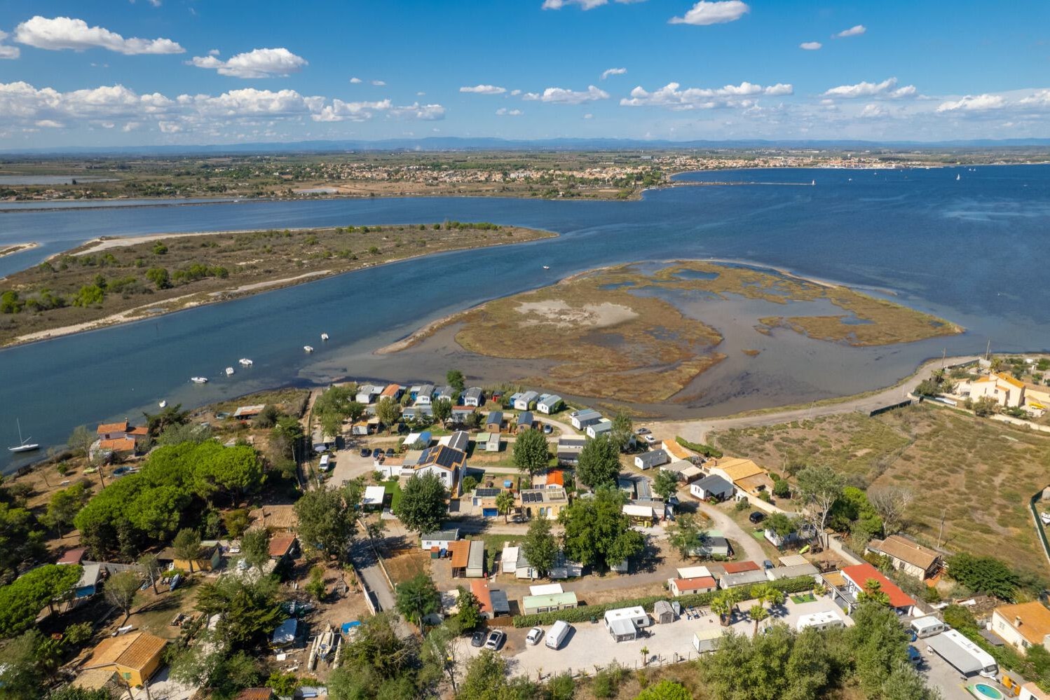 Camping Le Nautic  - Campingplatz aus der Vogelperspektive