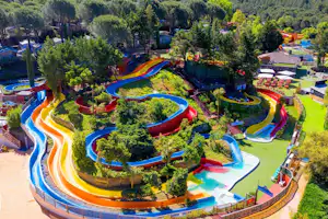 Camping Le Pachacaïd - Wasserrutschenlandschaft auf dem Campingplatz