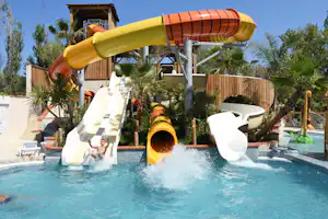 Camping Le Palais de la Mer - Wasserrutschen auf dem Campingplatz