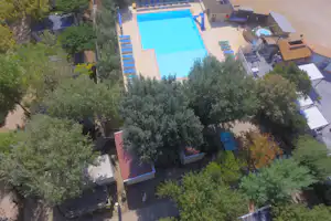 Camping Le Paradis - Campingplatz aus der Vogelperspektive