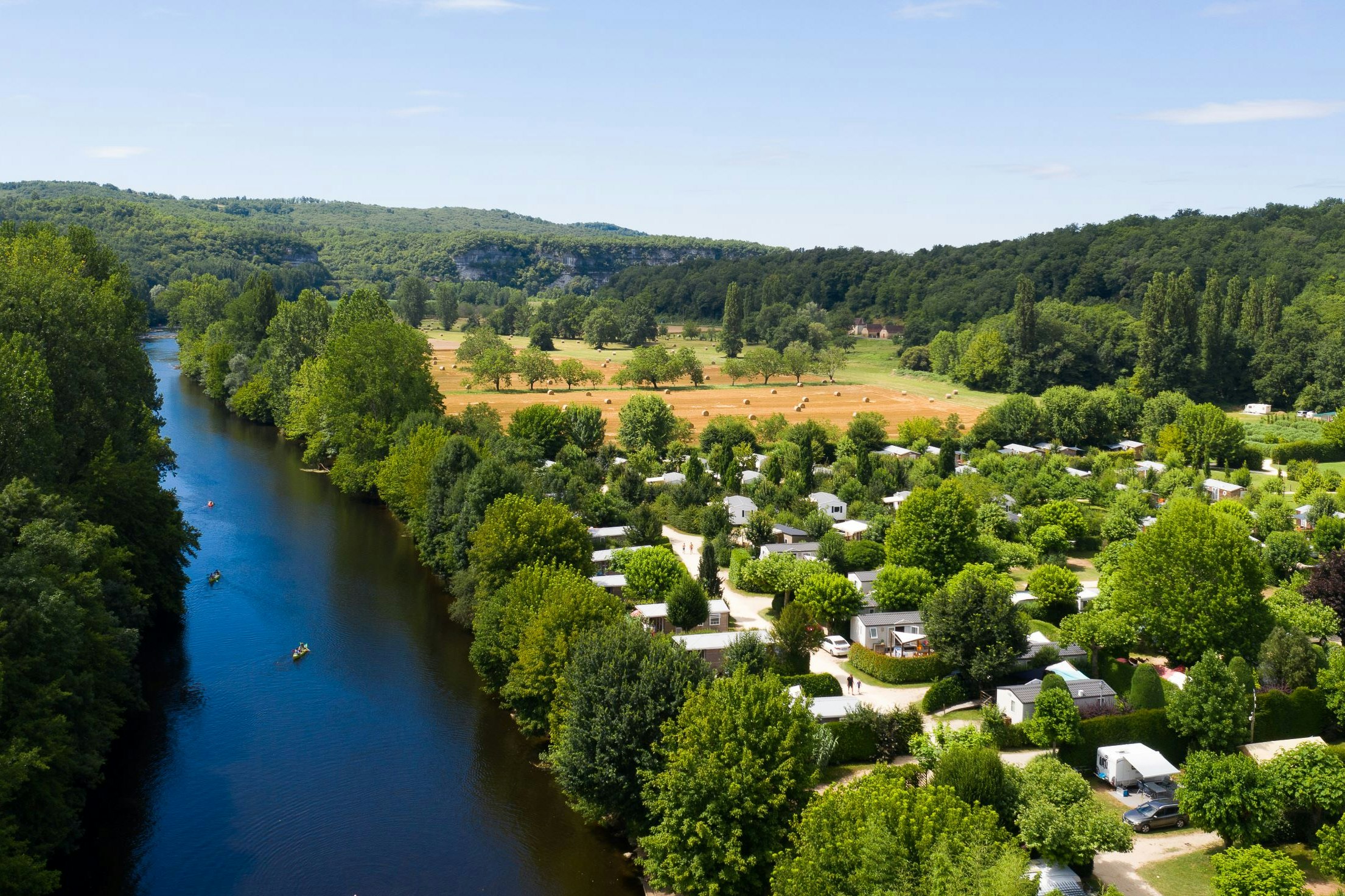 Camping Le Paradis  - Luftaufnahme des Campingplatzes