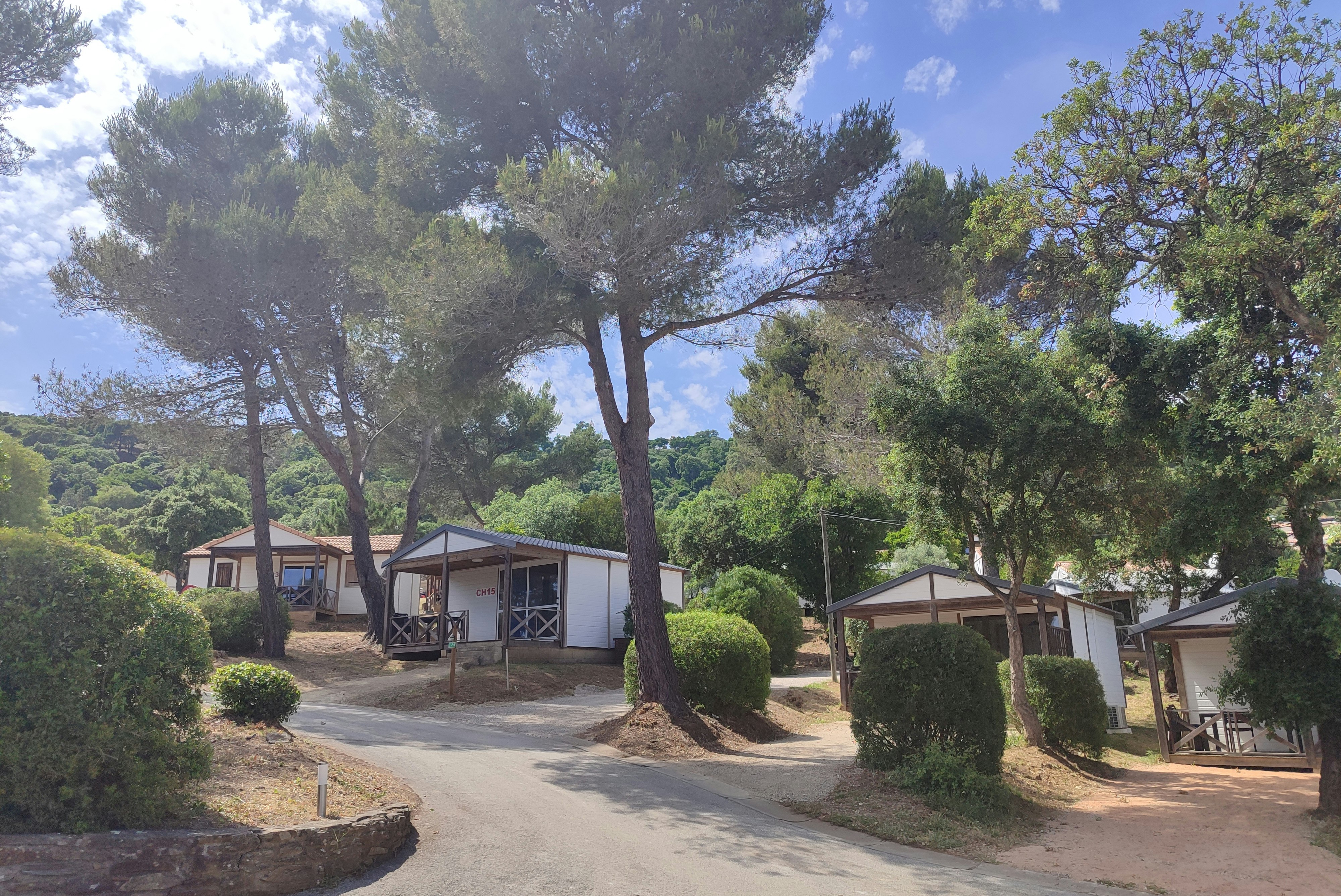 Camping Le Parc des Chênes  - Mobilheime auf dem Campingplatz