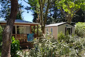 Camping Le Parc - Mobilheime mit Veranda auf dem Campingplatz