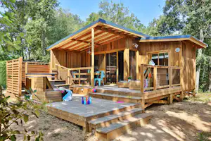 Camping Le Petit Rocher - Außenansicht Mobilheim