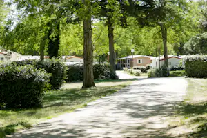 Camping Le Petit Rocher - Wege und Mobilheime