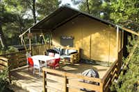 Camping Le Pianacce - Glamping Safarizelt mit Veranda