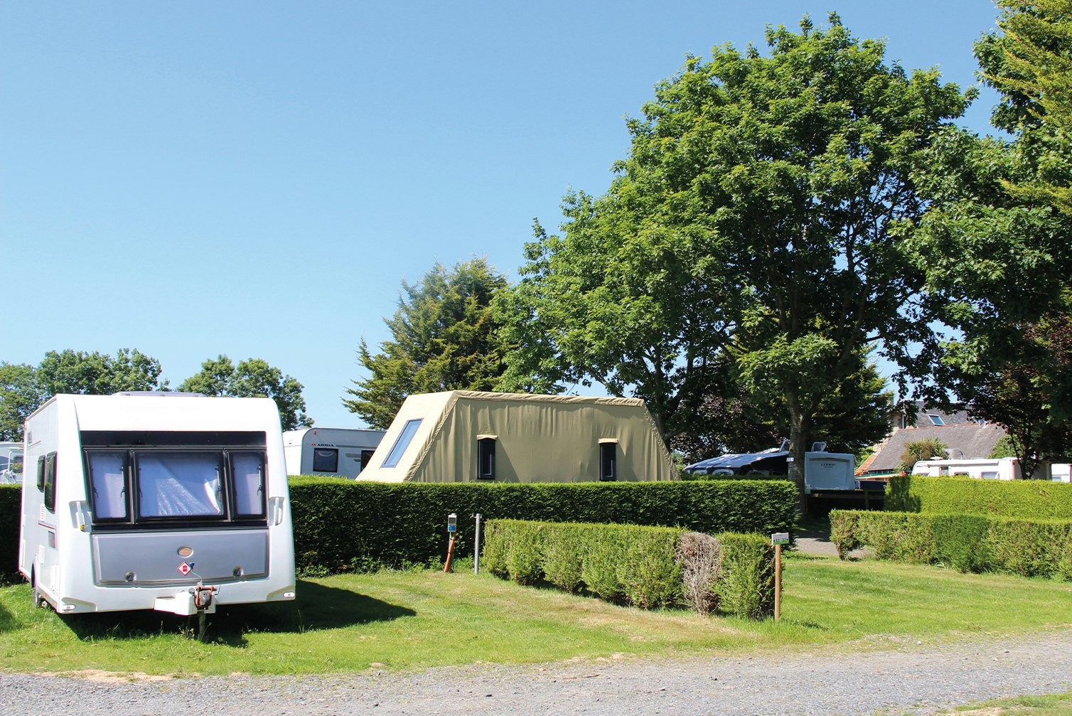 Camping Le Picard - Standplätze auf dem Campingplatz