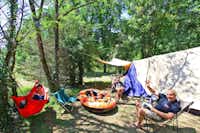 Camping Le Plein Air des Bories -  Zeltplatz auf dem Campingplatz