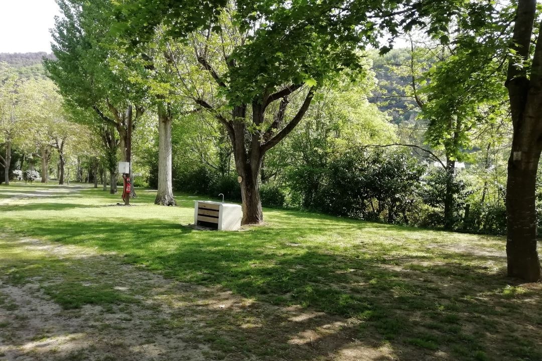 Camping le Pont - Standplatz auf dem Campingplatz