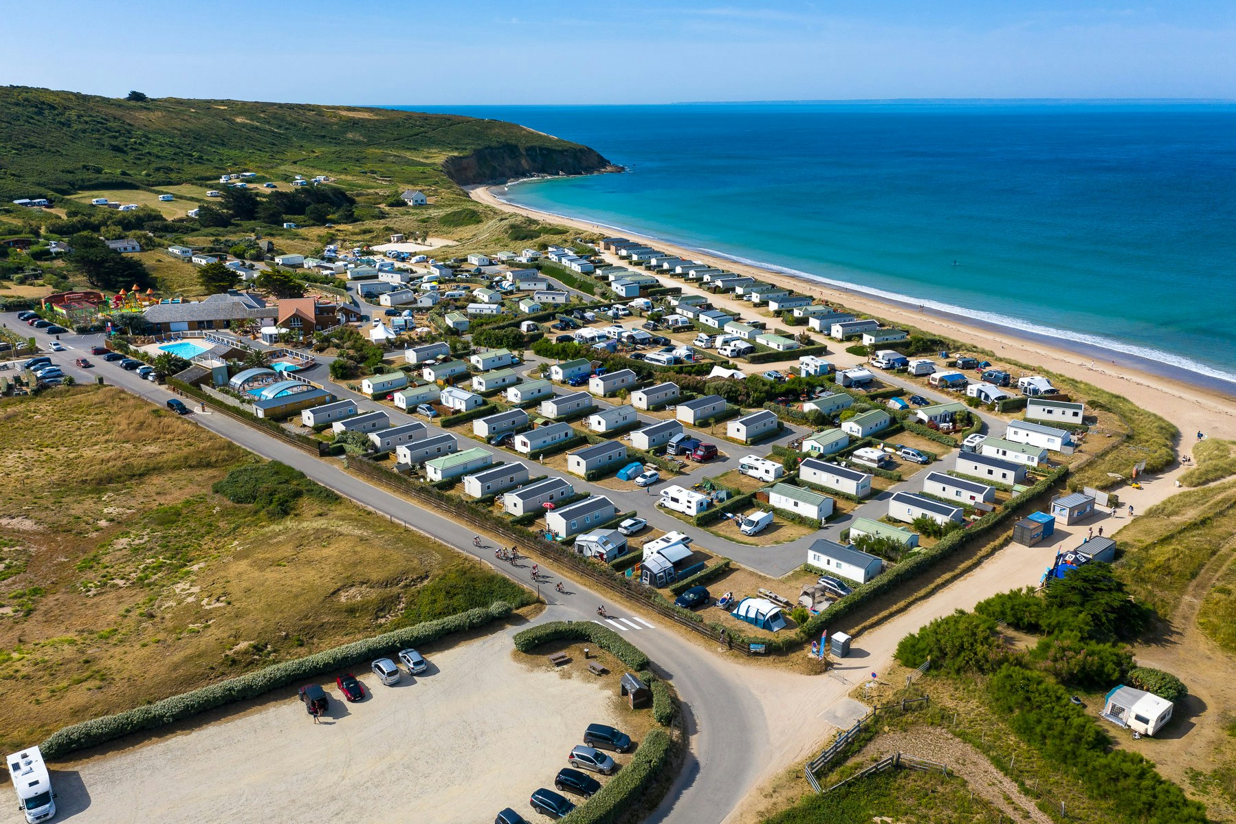 Camping Le Ranch  - Campingplatz aus der Vogelperspektive