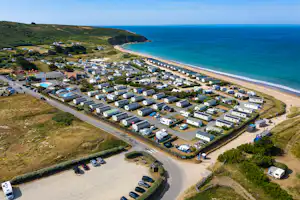 Camping Le Ranch - Campingplatz aus der Vogelperspektive