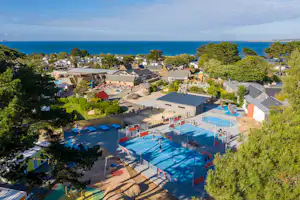 Camping Le Ranolien - Sportplätze aus der Vogelperspektive