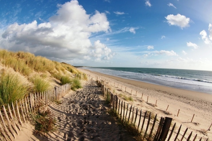 Camping Le Remondeau - Weg zum Strand