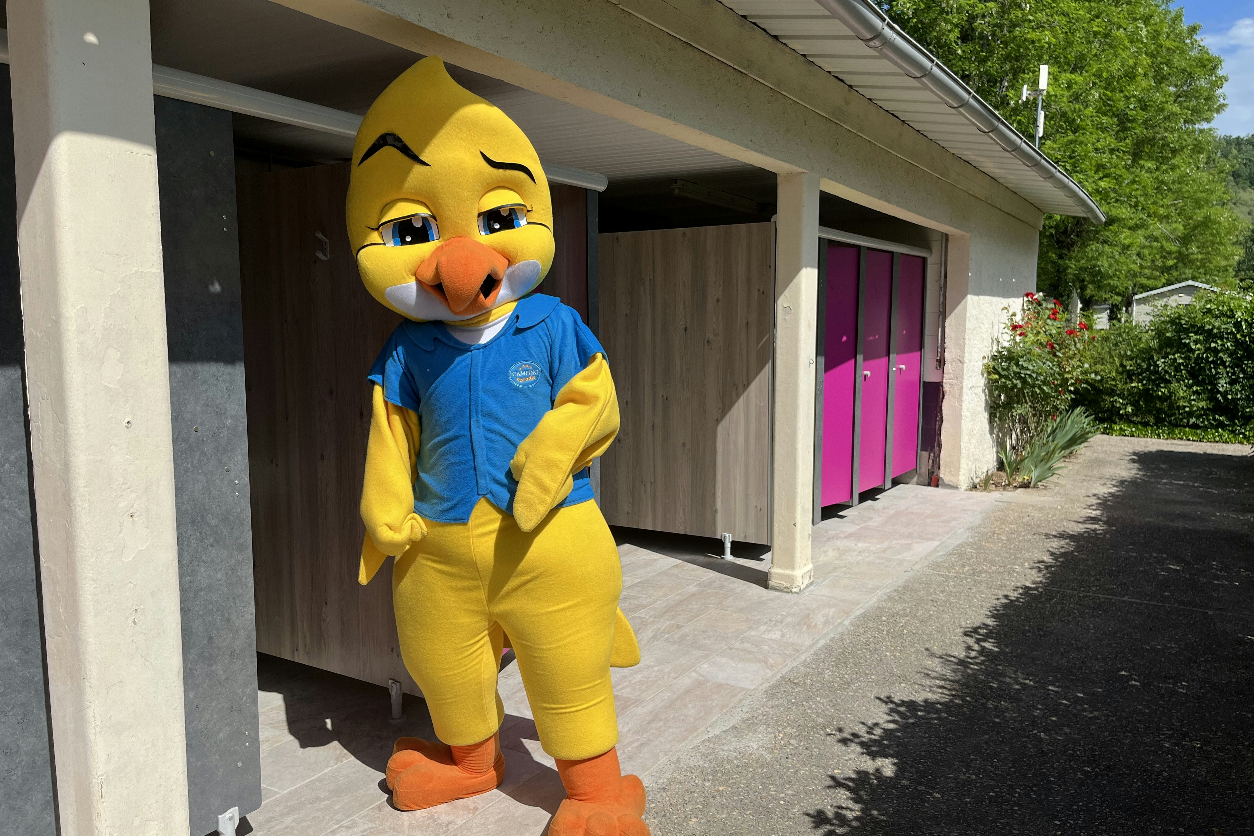 Camping Paradis Rocher de la Granelle  Camping Le Rocher de la Granelle - Maskottchen des Campingplatzes