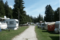 Camping Le Rocheray  Camping du Lac de Joux -  Wohnwagen- und Zeltstellplatz auf dem Campingplatz