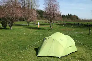Camping Le Roptai - Zeltplatz vom Campingplatz auf grüner Wiese