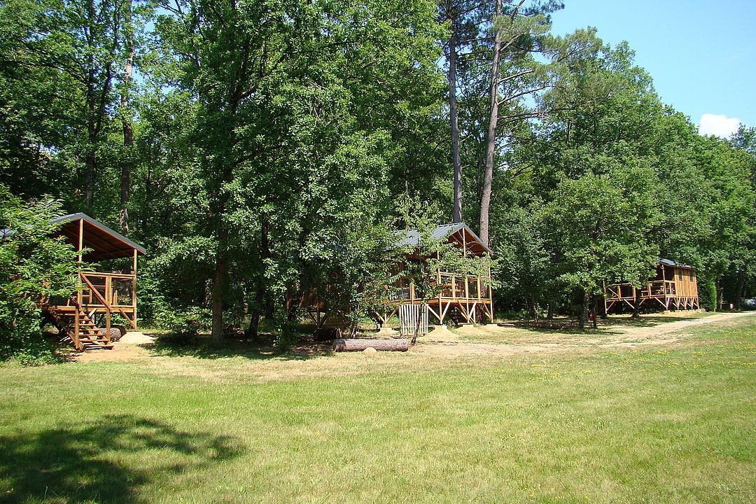 Camping Ecoresponsable Le Rêve  Camping Le Rêve  - Mobilheime mit Terrasse auf dem Campingplatz