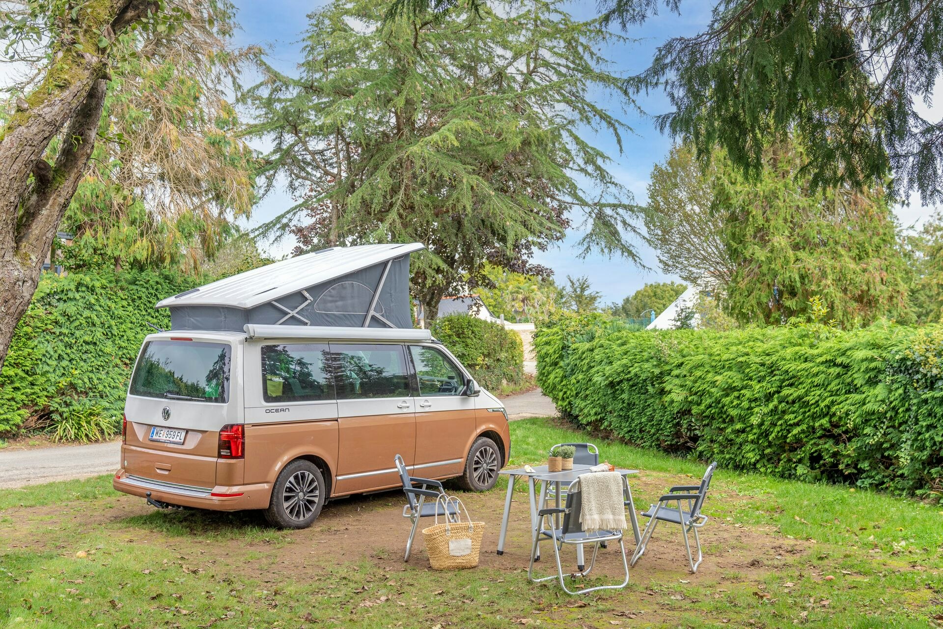 Camping Sandaya Port Manech - Standplätze auf dem Campingplatz
