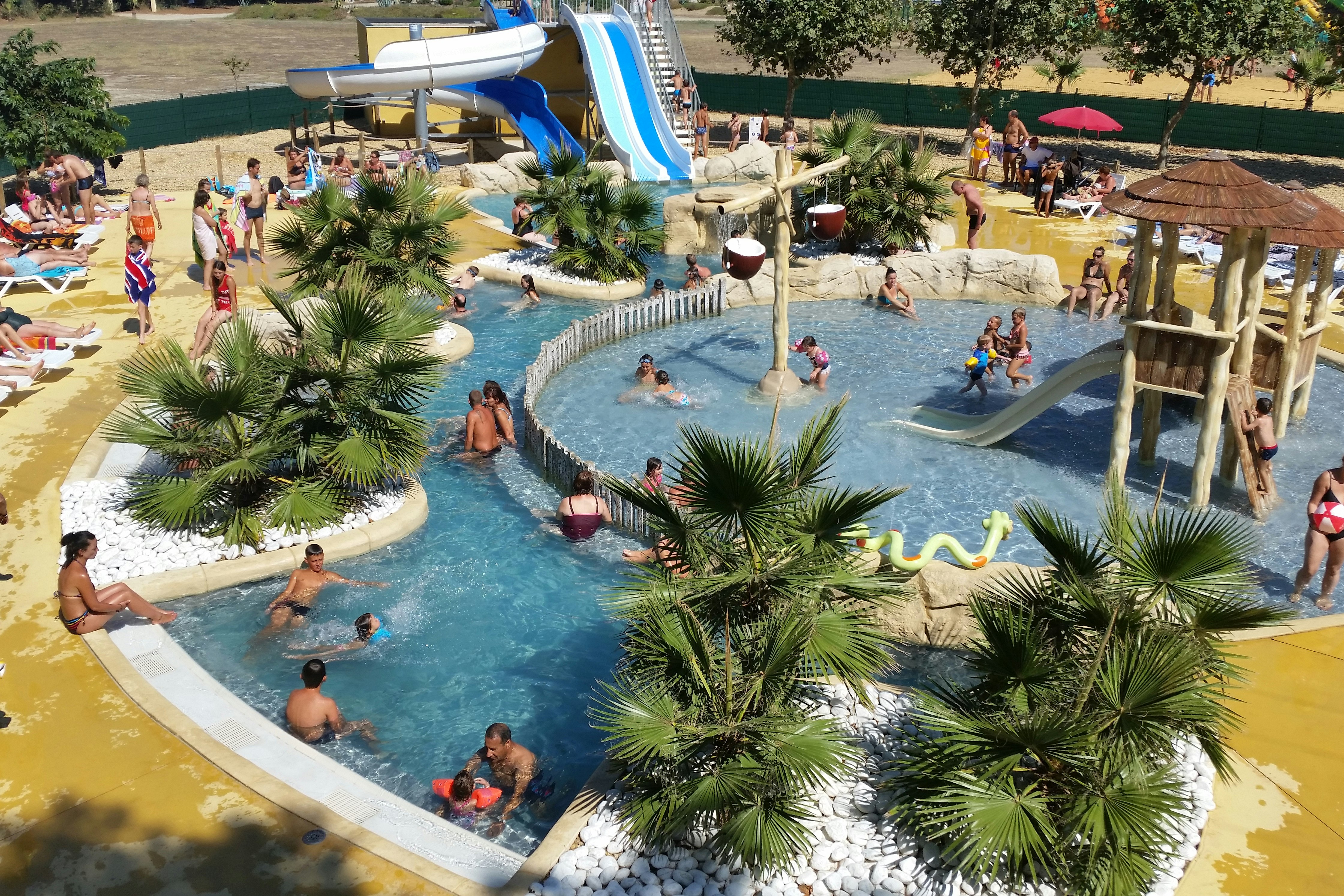 Camping Le Sainte Marie - Luftaufnahme des Wasserparks