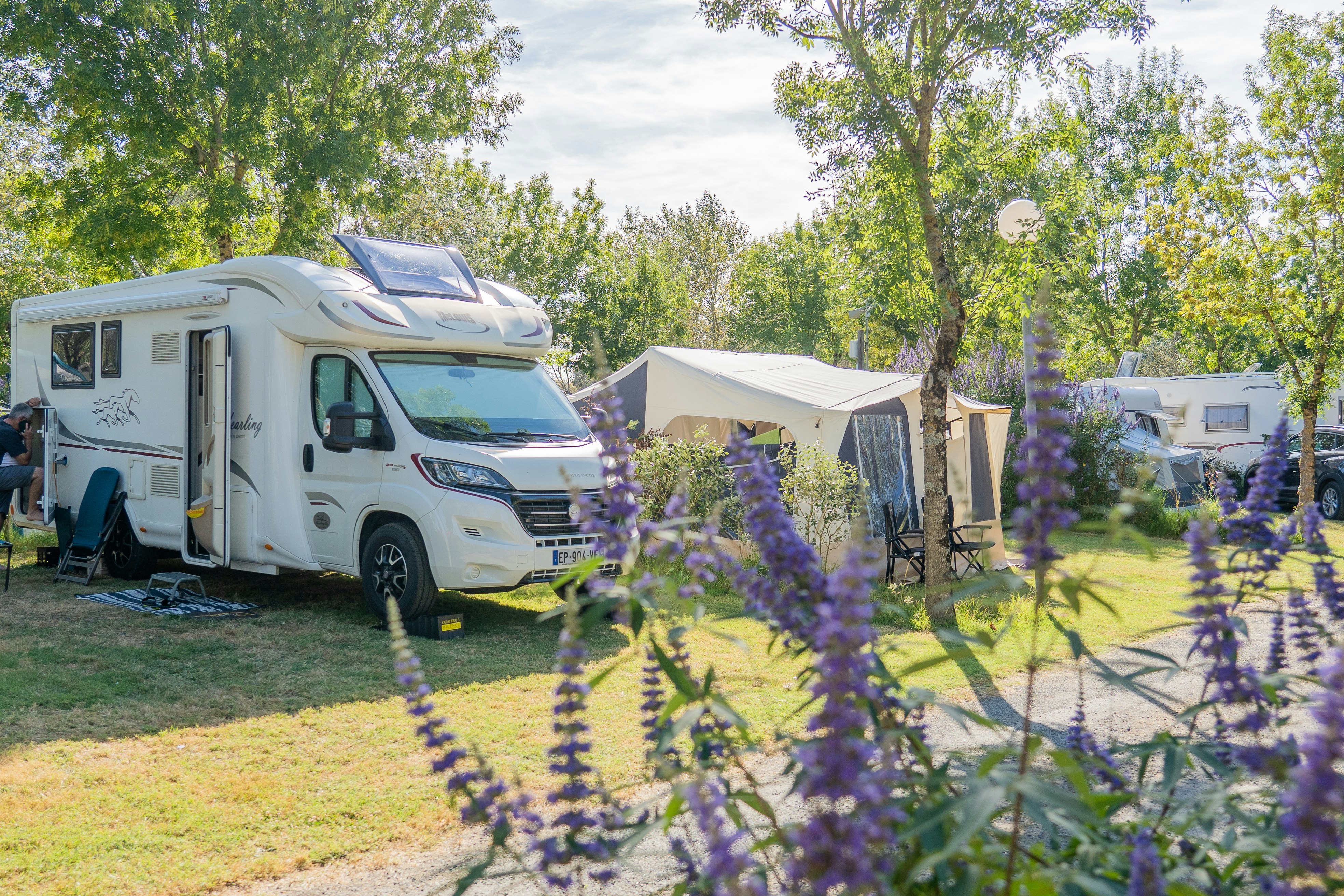 Camping Le Soleil Levant-Ribes - Standplätze auf dem Campingplatz