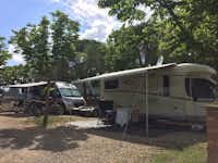 Camping Le Soline  -  Wohnwagenstellplätze auf dem Campingplatz