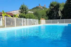 camping Le Soulhol - Blick auf den Pool im Freien