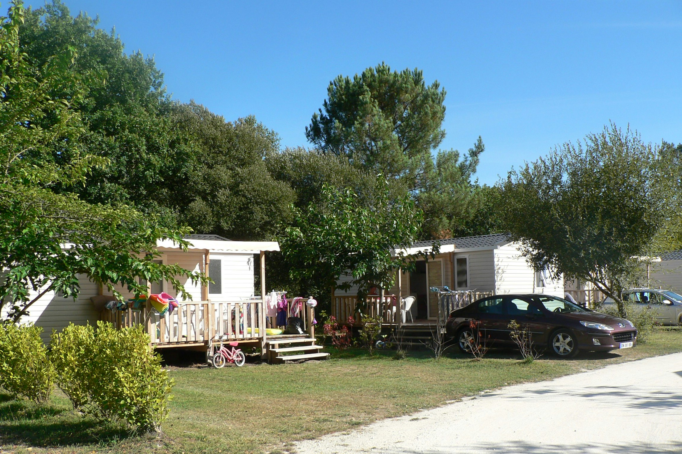 Camping Le Tastesoule  - Mobilheime auf dem Campingplatz