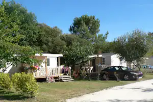 Camping Le Tastesoule - Mobilheime auf dem Campingplatz
