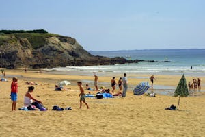 Camping Ty Nadan Camping Iris Parc Le Ty Nadan - Blick auf den Badestrand