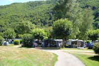 Camping Le Vaurette  -  Wohnwagen- und Zeltstellplatz im Grünen auf dem Campingplatz