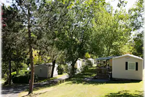 Camping Le Verdoyant - Mobilheime auf dem Campingplatz
