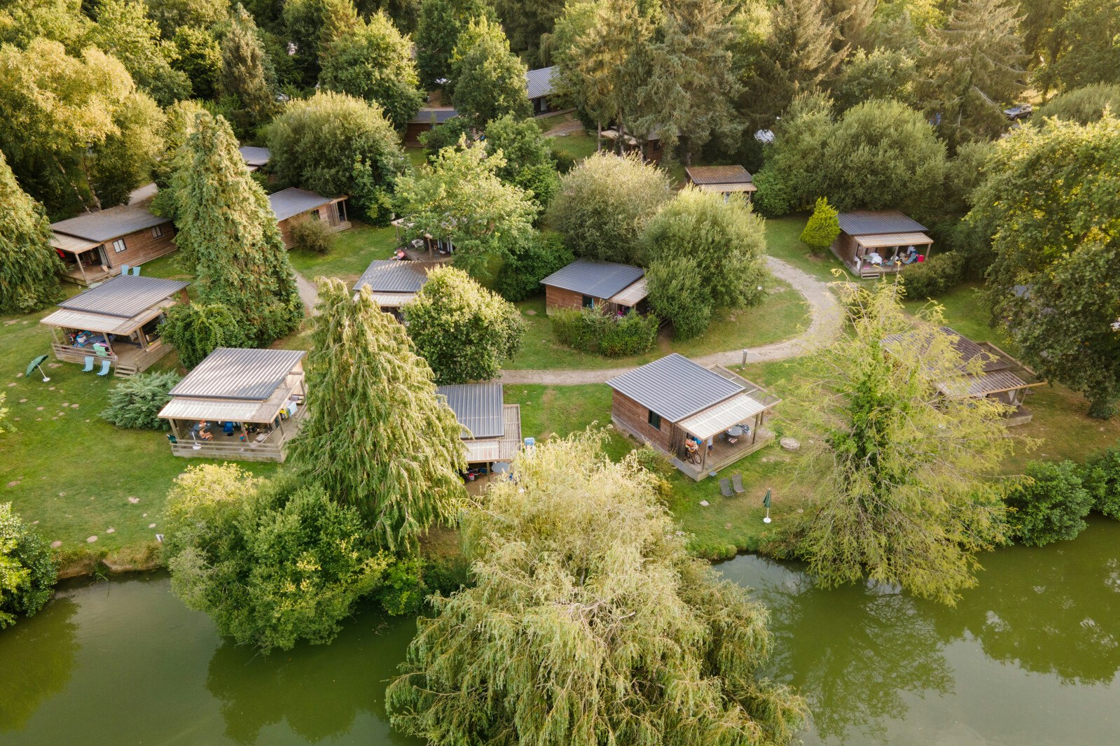 Camping Le Vieux Chêne  - Mobilheime auf dem Campingplatz