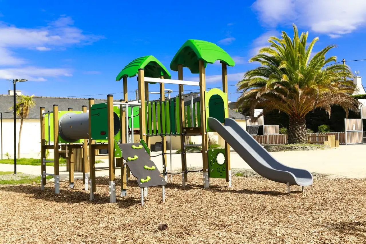 Flower Camping Le Vieux Moulin  - Kinderspielplatz auf dem Campingplatz