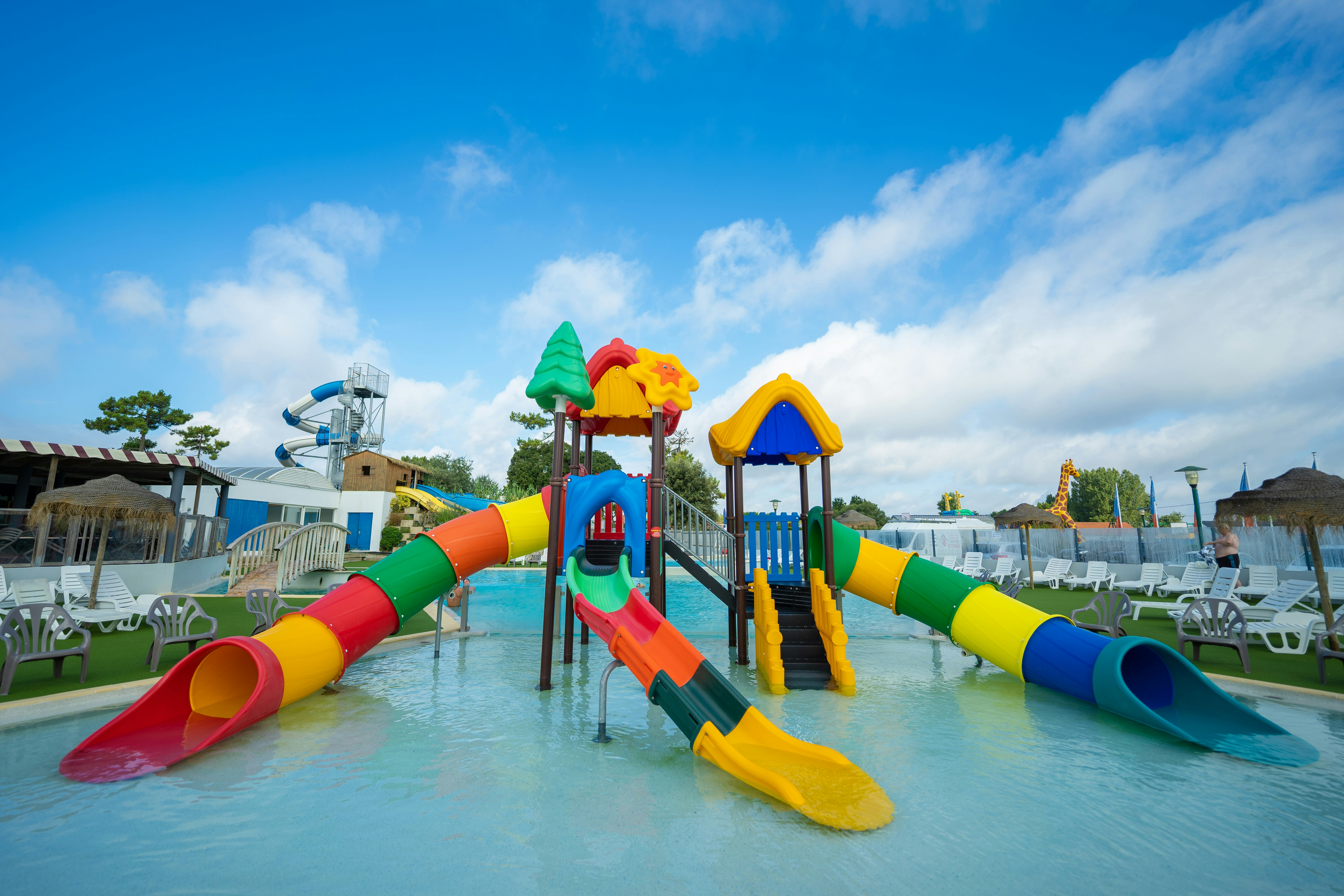 Camping Le Zagarella  - Wasserspielplatz für Kinder auf dem Campingplatz