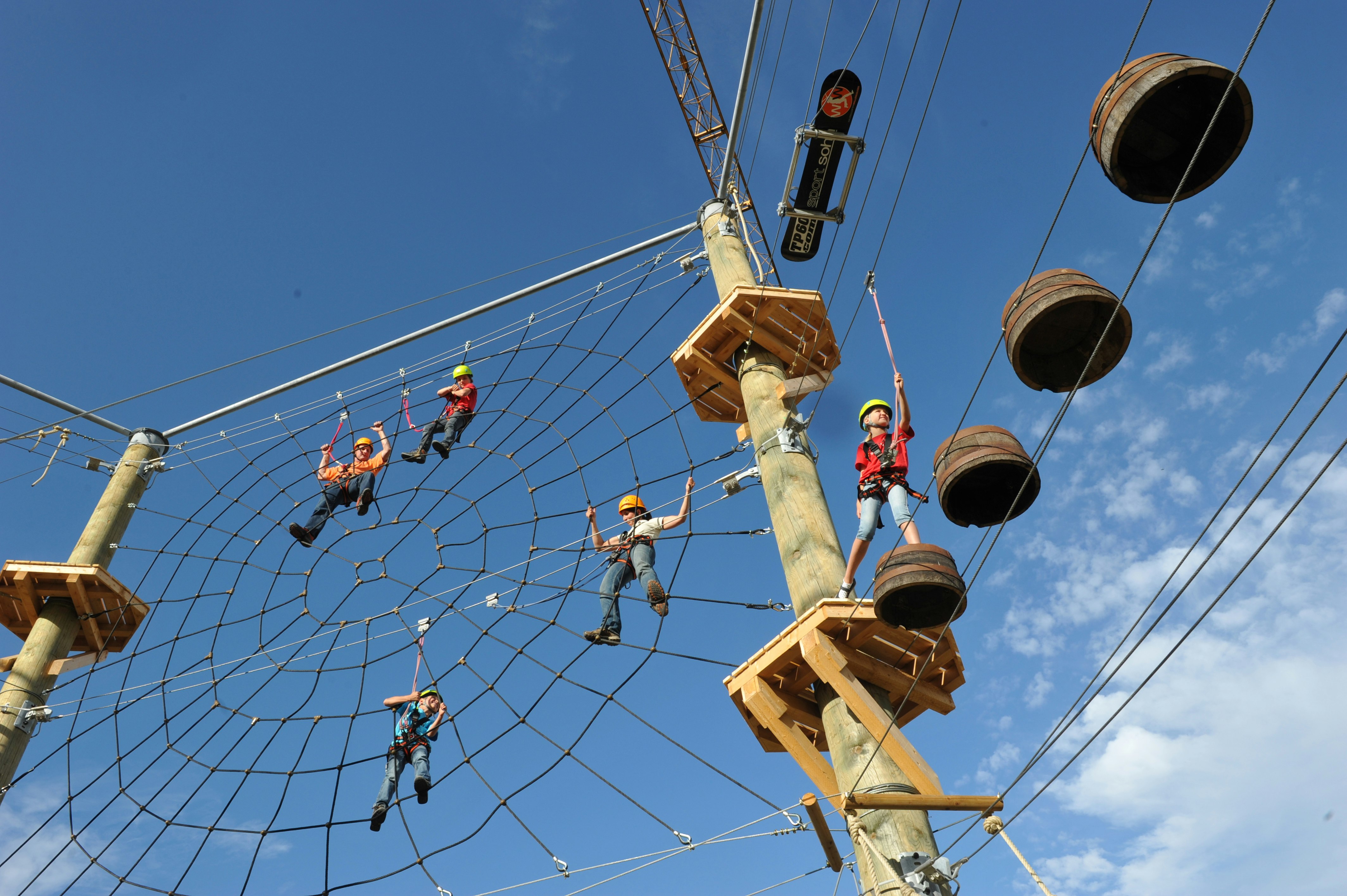 LEGOLAND Feriendorf Campingplatz Hochseilklettergarten