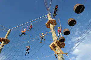 LEGOLAND Feriendorf Campingplatz Hochseilklettergarten