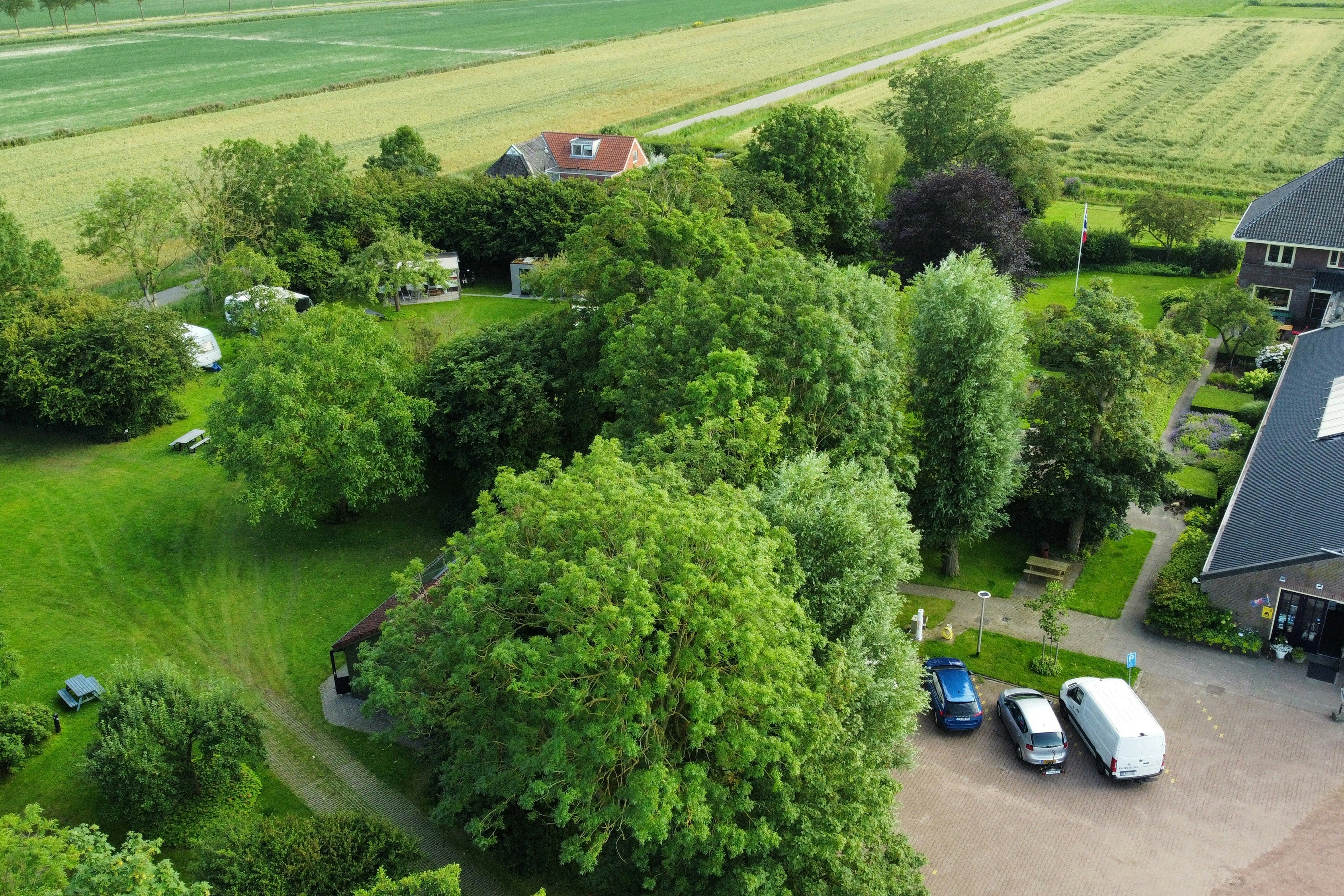 Lentemaheerd  - Campingplatz aus der Vogelperspektive