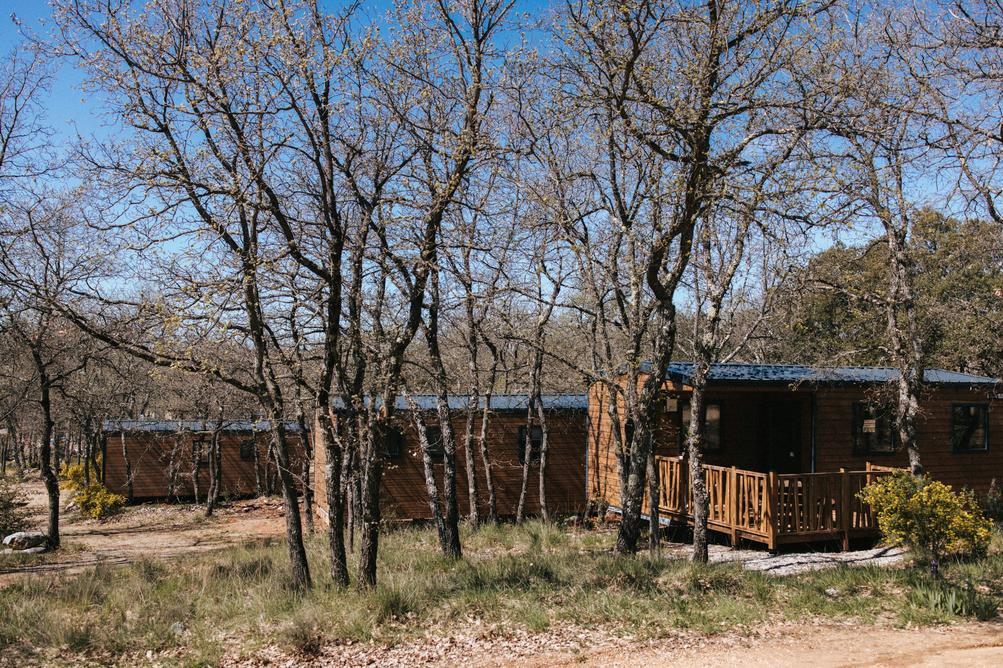 Camping L'Eouviere verte  - Mobilheime auf dem Campingplatz