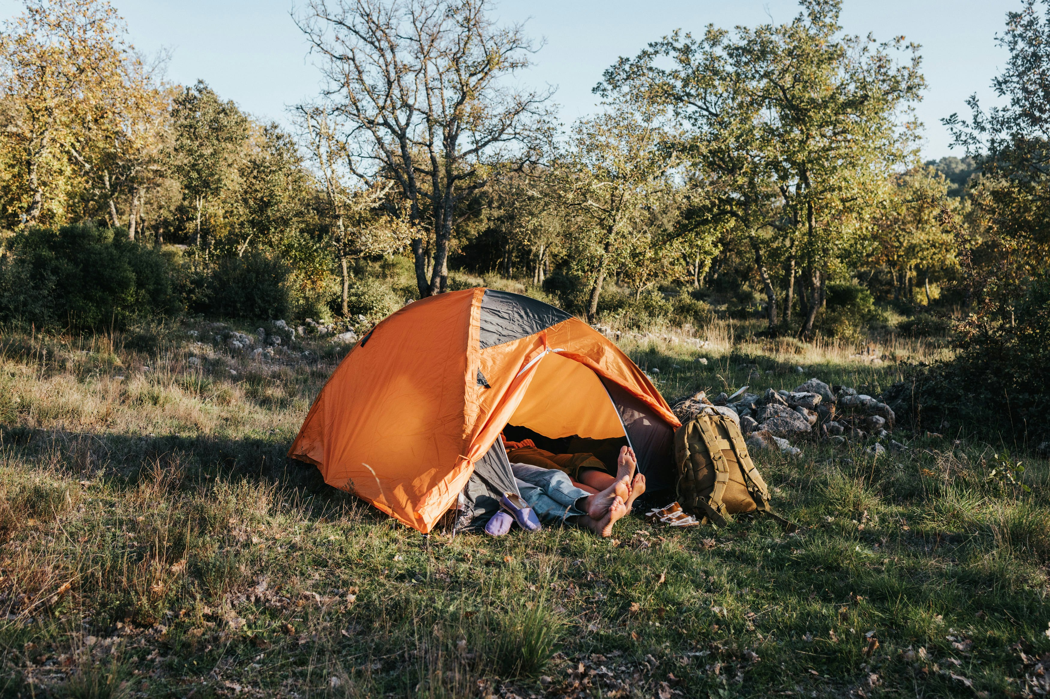 Camping Liberté Verdon  Camping L'Eouviere verte - Zeltplätze auf der Wiese