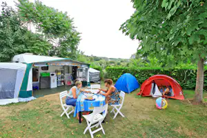Camping Les 3 Caupain - Stellplätze auf dem Campingplatz