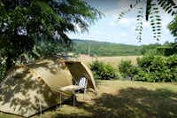 Camping Les Acacias  - Zelt  vom Campingplatz im Grünen