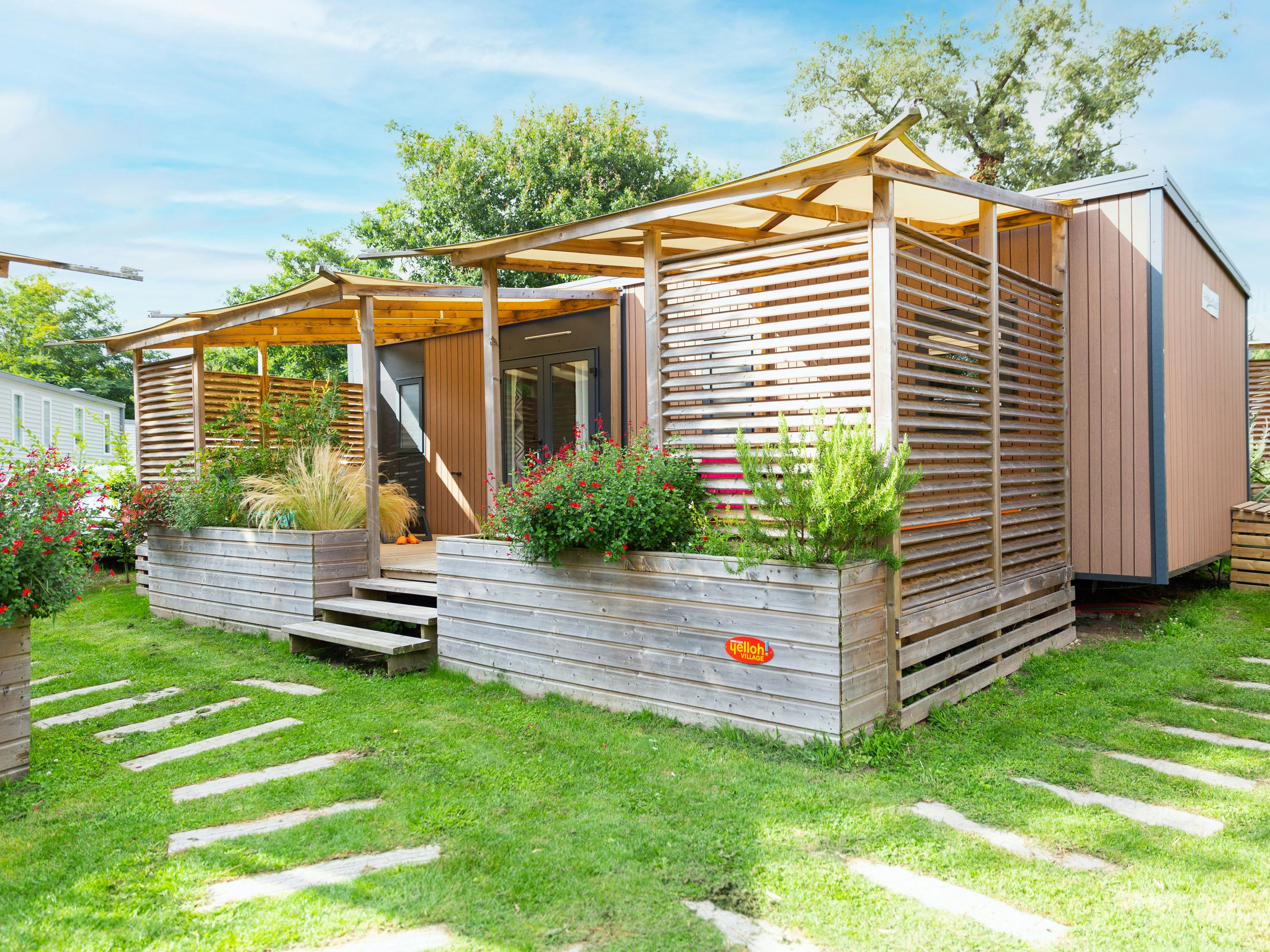 Yelloh! Village Médoc Océan  Camping Les Acacias  - Mobilheime auf dem Campingplatz